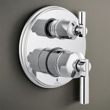 Click here to see Brizo T75P676-PCLHP Brizo Invari Pressure Balance Valve Trim w/ 6-Function Diverter Trim, Less Handles, Polished Chrome - T75P676-PCLHP