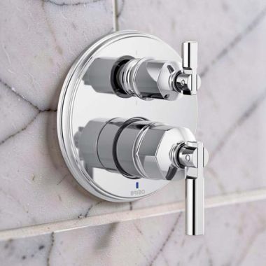 Click here to see Brizo T75P676-PCLHP Brizo Invari Pressure Balance Valve Trim with 6-Function Diverter Trim, Less Handles, Polished Chrome - T75P676-PCLHP