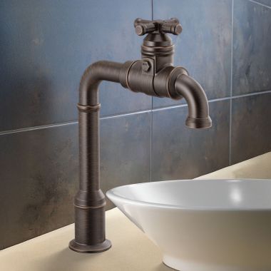 Click here to see Delta 1990LFC-RB Delta Broderick Single Handle Bar/Prep Faucet, ADA, 1.5 GPM, Venetian Bronze - 1990LFC-RB
