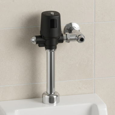 Click here to see Delta 81T201BTA-MMO-BL DELTA 81T201BTA-MMO-BL COMMERCIAL ELECTRONIC WC FLUSH VALVE - MANUAL MATTE BLACK