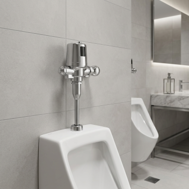 Click here to see DELTA FAUCETS COMPANY 81T231BTA-30-MMO DELTA 81T231BTA-30-MMO COMMERCIAL UR FLUSH VALVE BATTERY OPERATED FIT CHROME
