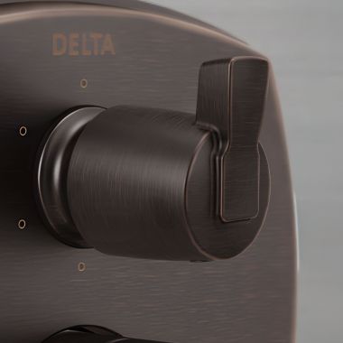 Click here to see Delta H559RB Delta Stryke Lever Handle Kit with Set Screw and Allen Wrench for Delta Stryke Integrated Diverter Valves, ADA, Venetian Bronze - H559RB