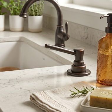 Click here to see DELTA FAUCETS COMPANY RP100734BL Delta Trinsic Soap and Lotion Dispenser, 13oz, Matte Black - RP100734BL