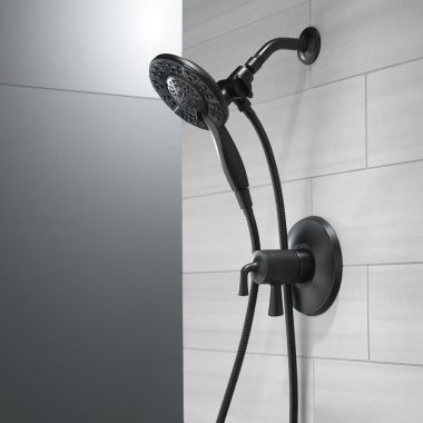 Click here to see  58499-BL Delta Universal Showering In2ition 4-Setting Two-In-One Shower, 1.75 GPM, Matte Black - 58499-BL