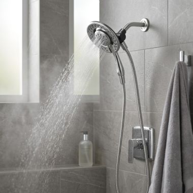 Click here to see  75486C Delta In2ition 4-Setting Two-In-One Shower, 1.75 GPM, Chrome - 75486C