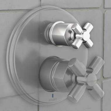 Click here to see Brizo RP101178PC Brizo Invari Cross Diverter Handle, Polished Chrome- RP101178PC