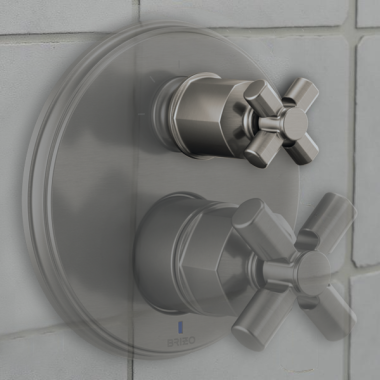 Click here to see Brizo RP101178SL Brizo Invari Cross Diverter Handle, Brilliance Luxe Steel - RP101178SL