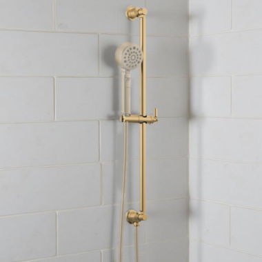 Click here to see Brizo RP101164GL Brizo Invari Slide Bar Assembly, Brilliance Luxe Gold - RP101164GL