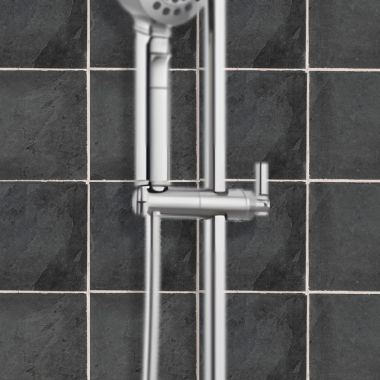 Click here to see Brizo RP101166PC Brizo Slide Bar Hand Shower Holder for Invari Collection Multi-Function Handshower, Polished Chrome - RP101166PC