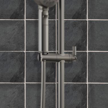 Click here to see Brizo RP101166SL Brizo Slide Bar Hand Shower Holder for Invari Collection Multi-Function Handshower, Brilliance Luxe Steel - RP101166SL