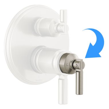 Click here to see Brizo RP101147NK Brizo Invari Temperature Control Lever Handle Assembly, Brilliance Luxe Nickel - RP101147NK