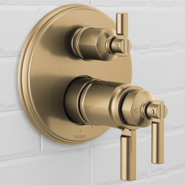 Click here to see Brizo RP101155GL Brizo Invari 3-Function Escutcheon Assembly, Brilliance Luxe Gold - RP101155GL