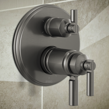 Click here to see Brizo RP101156SL Brizo Invari 6 Function Escutcheon Assembly and Valve Seal, Brilliance Luxe Steel - RP101156SL