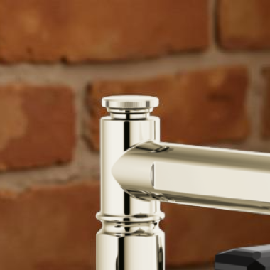 Click here to see Brizo RP101136NK Brizo Invari Roman Tub Filler Finial, Brilliance Luxe Nickel - RP101136NK