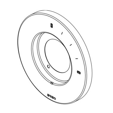Click here to see Brizo RP91103SL Brizo RP91103SL Pressure Balance Valve Trim Escutcheon - Luxe Steel