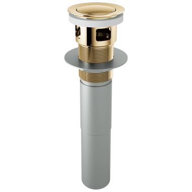 Click here to see Brizo RP81628PG Brizo Push Button Pop-Up with Overflow, Polished Gold - (RP81628PG)