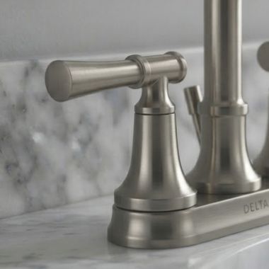 Click here to see Delta RP101207SP Delta Chamberlain Handle Assembly for 25747LF Two-Handle Centerset Bathroom Faucet, SpotShield Brushed Nickel - RP101207SP