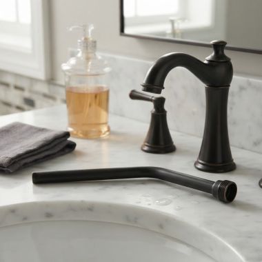 Click here to see Delta RP101210RB Delta Lift Rod for Chamberlain Two Handle Widespread Bathroom Faucet, Venetian Bronze - RP101210RB