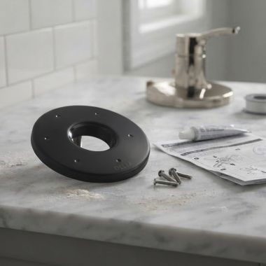 Click here to see Delta RP100953BL Delta Galeon Six-Function Diverter Escutcheon, Matte Black - RP100953BL