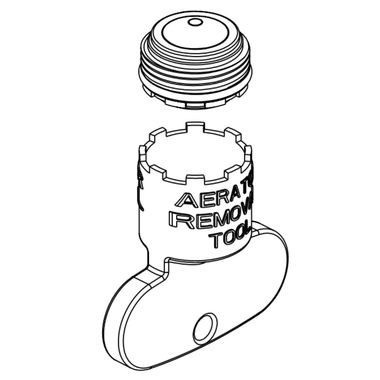 Click here to see Peerless RP100116-1.0 Peerless 1.0 GPM Aerator And Wrench - RP100116-1.0