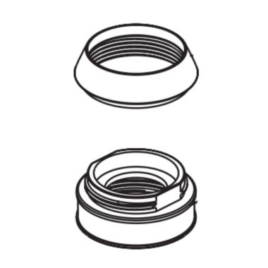 Click here to see Peerless RP101013 Peerless Parkwood Chrome Replacement Bonnet Nut and Cap For P6935LF - RP101013