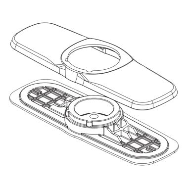Click here to see Peerless RP100993BN Peerless Parkwood Brushed Nickel Escutcheon And Baseplate - RP100993BN
