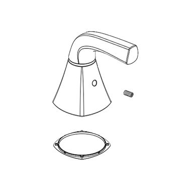 Click here to see Peerless RP100984BN Peerless Parkwood Brushed Nickel Replacement Handle Assembly For PTT4335 - RP100984BN