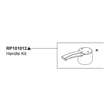 Click here to see Peerless RP101012SS Peerless Stainless Handle Kit - RP101012SS