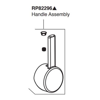 Click here to see Peerless RP82296BL Peerless Precept Series Matte Black Lever Handle Kit - RP82296BL