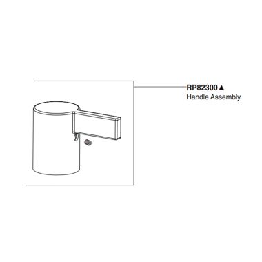 Click here to see Peerless RP82300BL Peerless Precept Series Matte Black Lever Handle Kit, ADA - RP82300BL