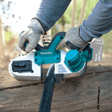 Click here to see Makita XBP03Z Makita 18V LXT Lithium‑Ion Cordless Compact Band Saw, Tool Only, 32-7/8