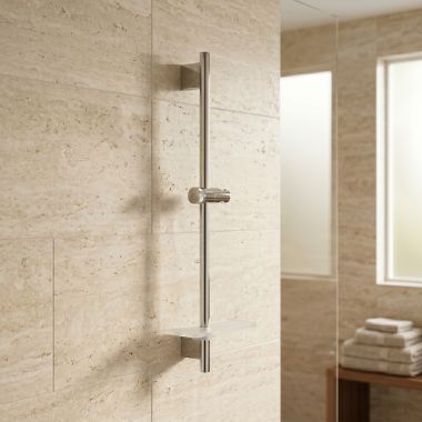 Click here to see  26602000 GROHE RAINSHOWER SmartActive 24” Shower Slide Bar, StarLight Chrome - 26602000