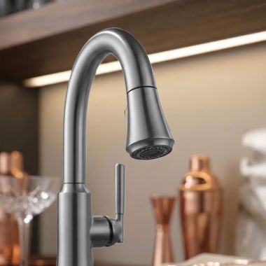 Click here to see Delta RP101294AR Delta Coranto Pull-Down Sprayer Assembly for Kitchen Faucet, Arctic Stainless - RP101294AR