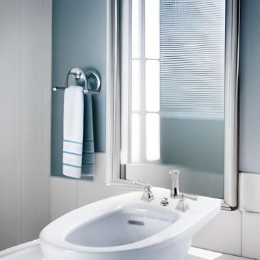 Click here to see Brizo 6340-PC Brizo Vesi Two-Handle Bidet Faucet with Metal Pop-Up Drain, 4-Hole, Lever Handles, Polished Chrome - 6340-PC