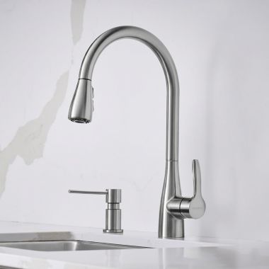 Click here to see  442207 Blanco Atura Pull-Down Kitchen Faucet With Dual-Spray, 1.5 GPM, Stainless - 442208