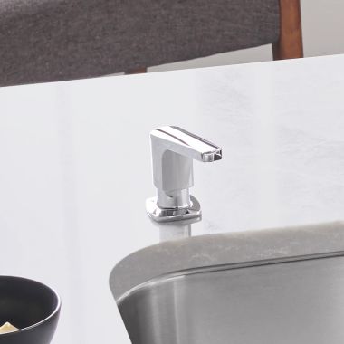 Click here to see  442679 Blanco Rivana Kitchen Soap/ Lotion Dispenser, Chrome - 442679