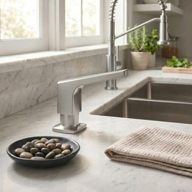 Click here to see  442680 Blanco Rivana Kitchen Soap/ Lotion Dispenser, Stainless - 442680