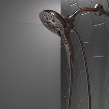 Click here to see Delta 58620-RB25-PK DELTA 58620-RB25-PK 2 IN 1 SHOWER HEAD/HANDHELD BRONZE