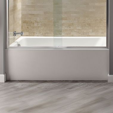 Click here to see American Standard 2973202.020 American Standard Studio 60in x 30in  Soaker Tub Left Drain with Built-In Apron, White - 2973202.020