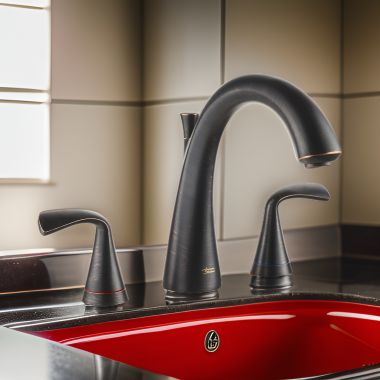 Click here to see American Standard 7186811.278 American Standard Fluent 6in Two-Handle Widespread Legacy Bronze Bathroom Faucet with Speed Connect Pop-Up Drain, 1.2 GPM, WaterSense - 7186811.278