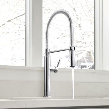 Click here to see American Standard 4803350.002 American Standard Studio S Semi-Pro Pull-Down Dual Spray Polished Chrome Kitchen Faucet With Spring Spout - 4803350.002