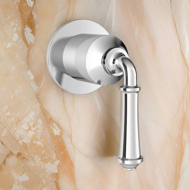 Click here to see American Standard T052430.002 American Standard Delancey Single-Handle Diverter Valve Trim, Lever Handle, Polished Chrome - T052430.002