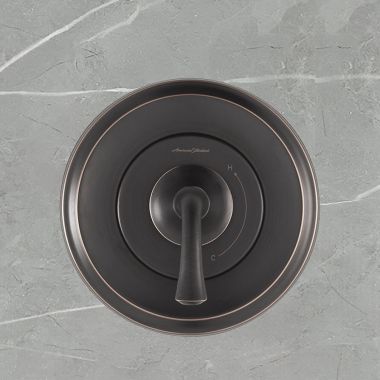 Click here to see American Standard TU052500.278 American Standard Delancey Pressure Balance Valve Trim with Double Ceramic Cartridge, ADA, Legacy Bronze - TU052500.278