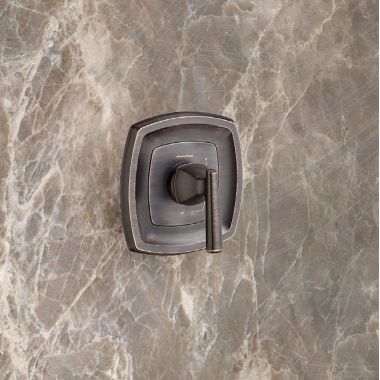 Click here to see American Standard TU018500.278 American Standard Edgemere Single-Handle Pressure Balance Valve Trim, Lever Handle, Legacy Bronze - TU018500.278
