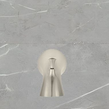 Click here to see American Standard 8888101.295 American Standard Patience Slip-On Metal Brushed Nickel Diverter Tub Spout, Wall-Mount Installation,  6-5/8in Spout Reach - 8888101.295