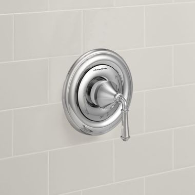 Click here to see American Standard TU420500.002 American Standard Portsmouth Polished Chrome Pressure Balance Valve Only Trim, Less Rough-In, Single Lever Handle - TU420500.002