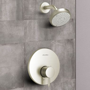 Click here to see American Standard TU064507.295 American Standard Serin 3-Function Shower Faucet with Pressure Balance Cartridge, Trim Only, 1.75 GPM, Brushed Nickel - TU064507.295