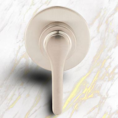 Click here to see American Standard T105430.295 American Standard Studio S Single Handle Diverter Valve Trim, Two and Three Way, ADA, Brushed Nickel - T105430.295