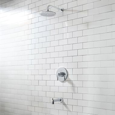 Click here to see American Standard TU105508.002 American Standard Studio S Tub and Shower Trim Kit, 1.75 GPM, Polished Chrome - TU105508.002