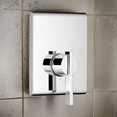 Click here to see American Standard TU184500.002 American Standard Times Square Single-Handle Pressure Balance Valve Trim, Lever Handle, Polished Chrome - TU184500.002